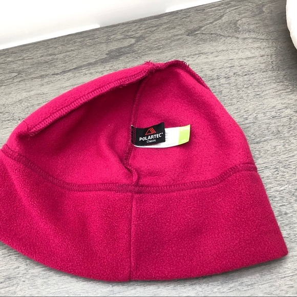 Bula palartec fleece Beanie Fleece Red hat Size S/M - Picture 3 of 5
